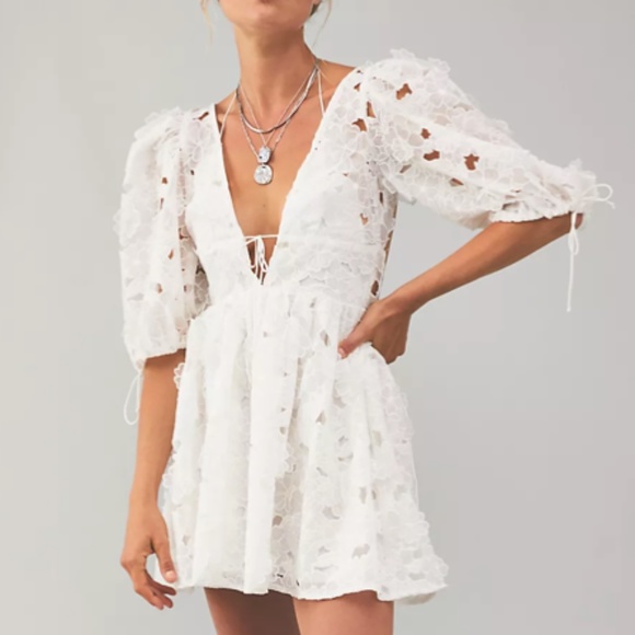 For Love And Lemons Dresses & Skirts - NEW, NWT For Love & Lemons Serena Mini Dress | Size Medium